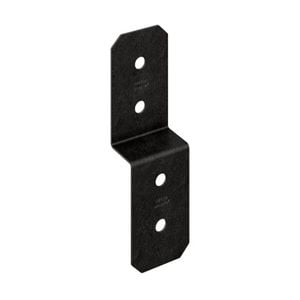 Simpson Strong-Tie 250 x 75mm Black Outdoor Accents Strap Offset Plate