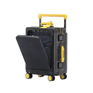 AIRWAY Voyager Carry - 20 Inch Aluminium Carry-On Luggage 40L - Black