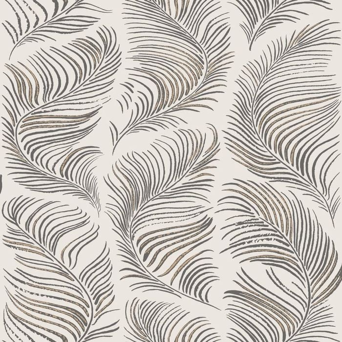 Wallpaper Trader Grace Wallpaper Roll 10.05m X 53cm, Charcoal