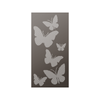 Walpix 2400 x 1200 x 3.0mm Perforated Aluminium Decorative Screen Flat Profile Butterfly - Hamersley Brown