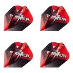 4PK Target Phil Taylor Power 9Five G11 No 6 Pro Ultra Flights 3-Sets - Red