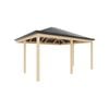Softwoods 4.8 x 4.3m Hip Ends Pergola / Patio Kit