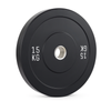 Kangaroo Fitness 15KG Black Bumper Plate – Durable & Reliable Weight Plate