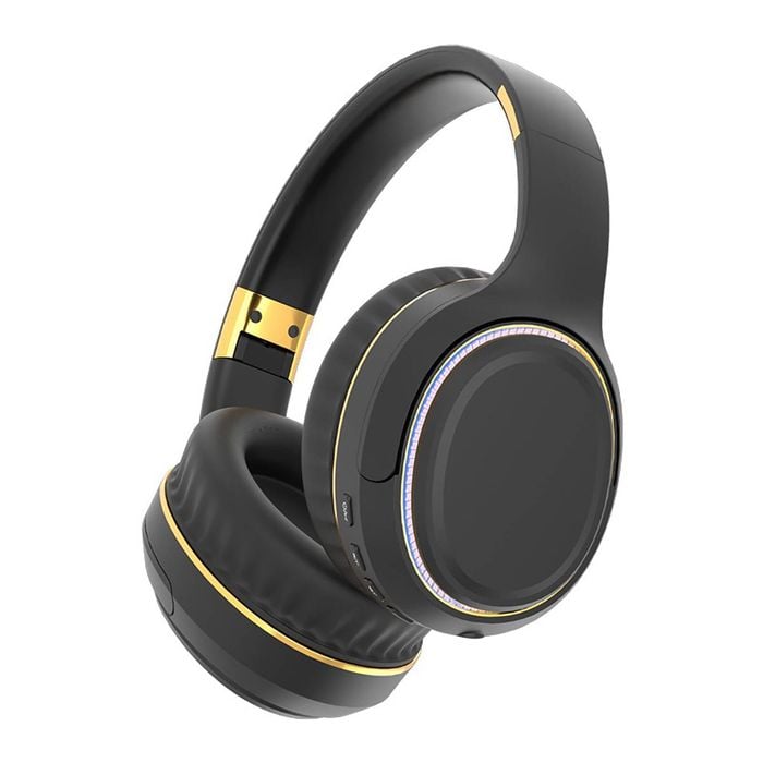 Jr H6 Foldable Bluetooth 5.3 Wireless Headphone (Black)