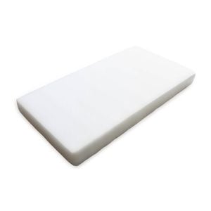 Babyhood Amani Bebe Jersey Cotton Compact Fitted Sheet - Plain White