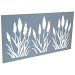 ProtectorAl 300-1200h x 1201-2400w Deep Ocean Bullrush Unframed Solid Aluminium Decorative Panel 