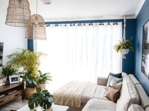 Lounge room made stylish with decor.