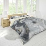 3D Cold-tones  marbled  Quilt Cover Set Bedding Set Pillowcases