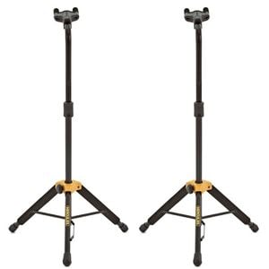 2x Hercules Auto Grib Guitar Stand Holder