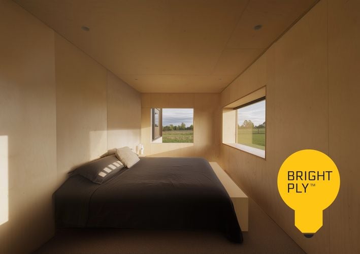 IBuilt BrightPly plywood lining