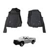 AUSGO 7D Injection Car Floor Mats for Volkswagen Amarok Next-Gen NF Single Cab 2023-Onwards All-Weather Floor Liners
