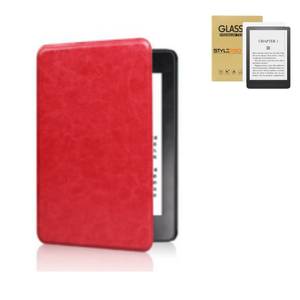 Stylepro Package, Kindle Slimfit Cover Plus Screen Protector For Kindle Paperwhite 7", Red