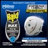 Raid Max Fly And Mosquito Electronic Plug In Plus 2 Refills