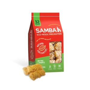 Samba Eco-Wool Firelighters - 32 Cubes