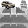 6D Diamond Car Floor Mats for Toyota Kluger 2014-2020-Ultimate Set-Grey-Outback GT