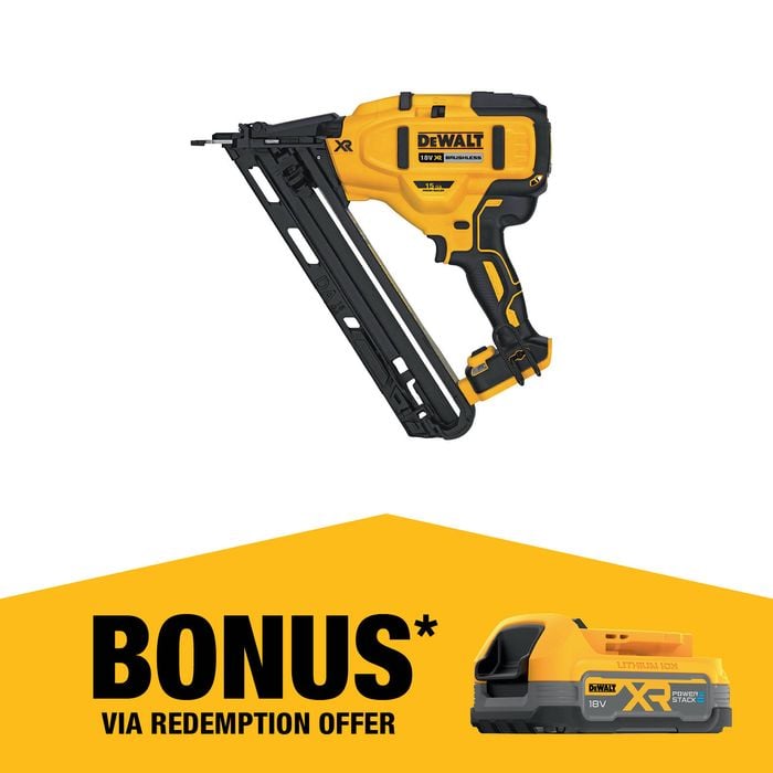 DeWALT 18V 15GA Brushless Finishing Nailer DCN650N-XJ - Skin Only