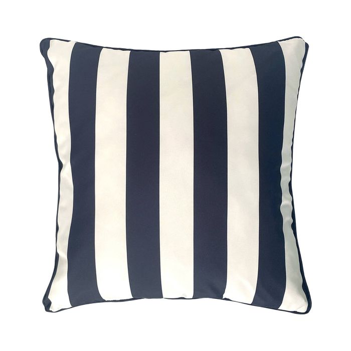 Marquee 45cm Black Cabana Stripe Outdoor Cushion