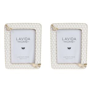 2PK LVD Bee Frame Decorative Display Home Lounge Decor