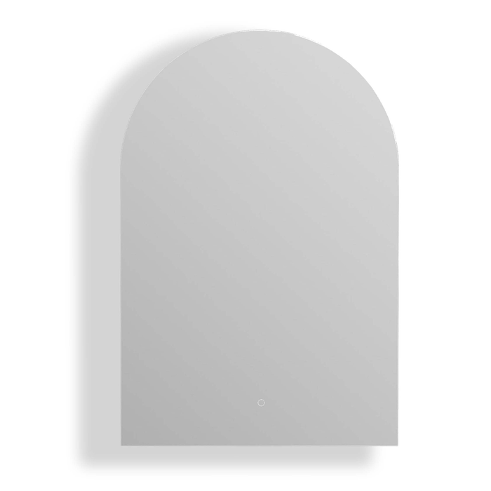 Attica 900 x 600mm Matte White Arch Shaving Cabinet