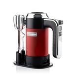 Westinghouse Retro Series 6 Speed Hand Mixer Red