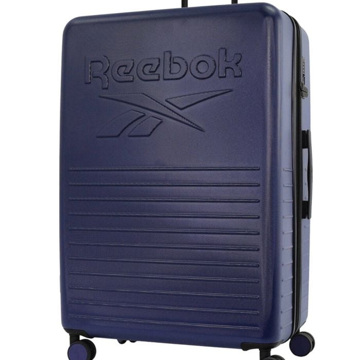 Reebok Adventure Medium 100l Hard Shell Case Suitcase Luggage Navy