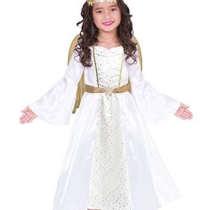 Cute White Christmas Angel Toddler Girls Costume - 3-4