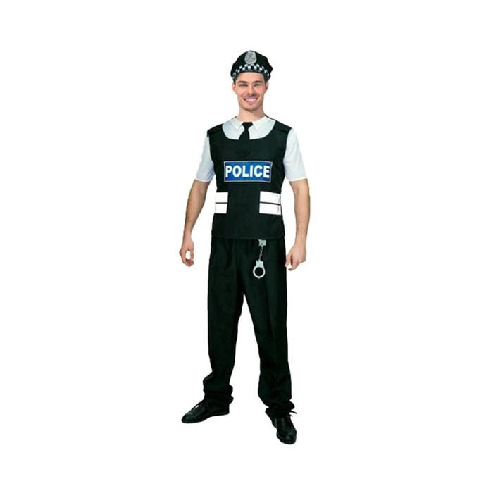 More Than Party Adult Police Man Costume Complete Set L/XL