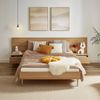 Evan Bed Frame with 2 Bedside Drawers - Queen