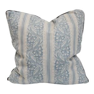 LVD Seat Cushion Blue Hemp PolyLinen 50cm Home Decor