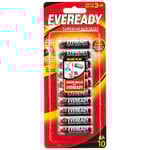 Eveready AA Super Heavy Duty Battery - 10 Pack