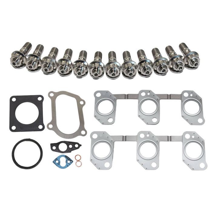Permaseal MLS-R Turbo & Exhaust Manifold Titanium Stud & Gasket Kit For Toyota Landcruiser 80 Series HDJ80/HDJ81 1HD-T 4.2L