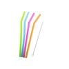 4pc Appetito Translucent  Silicone Straws
