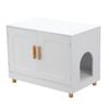 Paws And Claws 60 x 80 x 48cm White Catsby Litter Cabinet