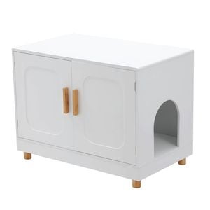 Paws And Claws 60 x 80 x 48cm White Catsby Litter Cabinet