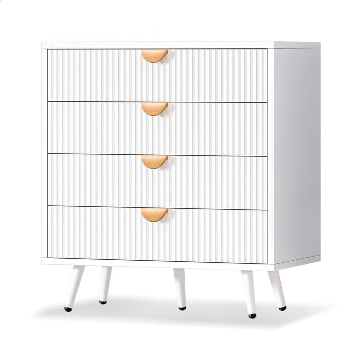 ALFORDSON 4 Chest of Drawers Storage Cabinet White