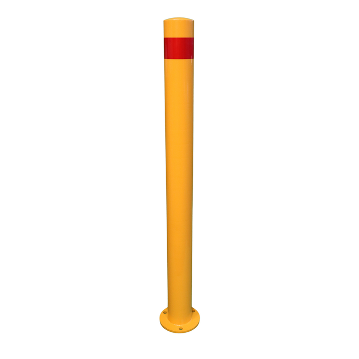 Syneco 900mm Yellow Steel Safety Bollard
