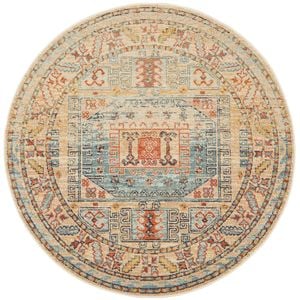 Heritage 859 Sky Blue 240x240cm Rug