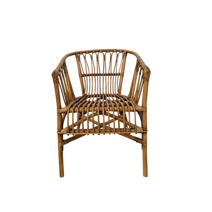 Elegance Living 57x61x77cm Honey Brown Wash Roca Chair