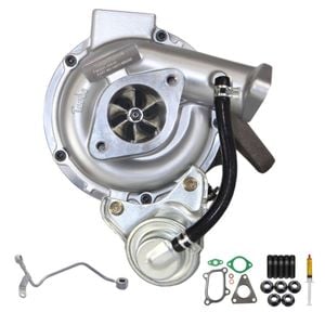 Billet Turbo Charger With Genuine Oil Feed Pipe For Nissan Navara D22 Yd25 2.5l