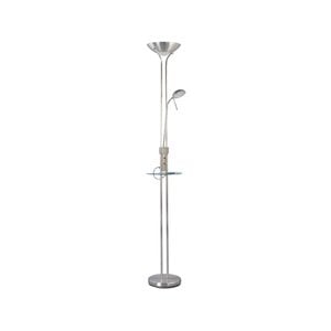 Lexi Lighting Seed USB LED Mother & Child Floor Lamp 180cm Satin Chrome