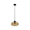 CLA Lighting MASON Oval Glass Pendant Light - Amber