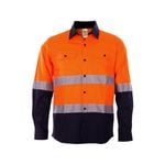 Craftright XL Hi Vis Orange Long Sleeve Shirt