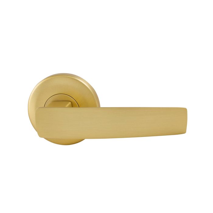 Gainsborough Satin Brass Neue Aurora Dummy Lever Set