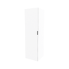 Lugna 2048 x 600 x 580mm White 3 Shelf 3 Drawers Left Hinged Door Storage Cabinet