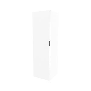 Lugna 2048 x 600 x 580mm White 3 Shelf 3 Drawers Left Hinged Door Storage Cabinet