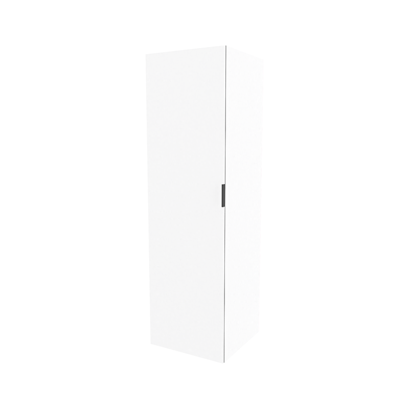 Lugna 2048 x 600 x 580mm White 3 Shelf 3 Drawers Left Hinged Door Storage Cabinet