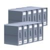 Kitchee 10x Foldable Bed Sheet Storage Box - Linen + Closet Organiser Grey