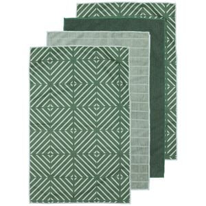 Ladelle Benton Set of 4 Microfibre Kitchen Towels