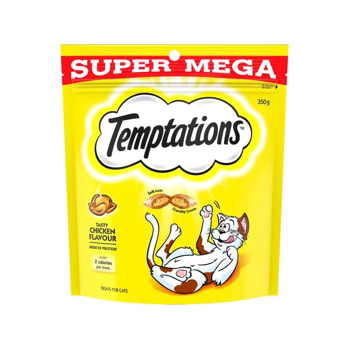 Temptations 350g Tasty Chicken Flavour Cat Treats