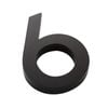 Sandleford 100mm Black Edge House Number 6